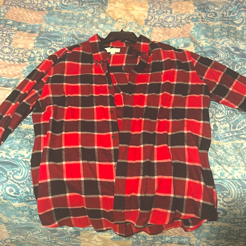 Flannel long sleeve shirt